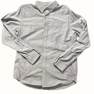 Hurley Men’s Medium Button Down Shirt Light‎ Purple Long Sleeve Casual
